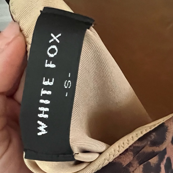 White Fox Cheetah Print Dress - Picture 6 of 7